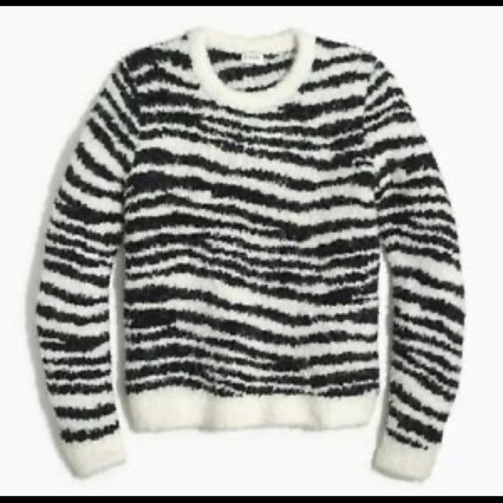 J. Crew Zebra Sweater